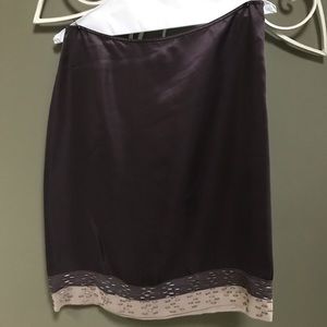 CALVIN KLEIN 100% Silk skirt